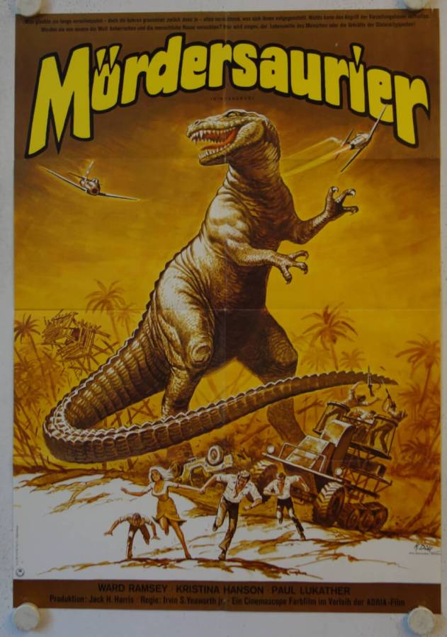 Dinosaurus! original release german movie poster